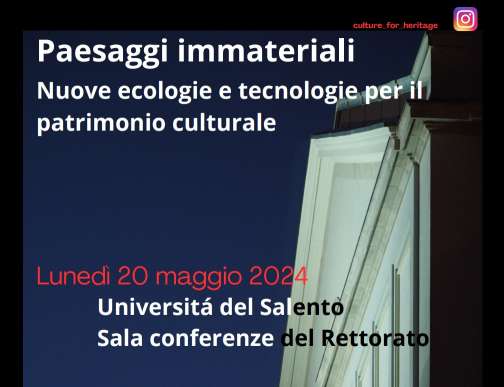 20/05/2024. El GREPAC participa en el encuentro "Paisajes inmateriales. Nuevas ecologías y tecnologías para el patrimonio cultural"